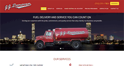 Desktop Screenshot of jjdonovanoil.com